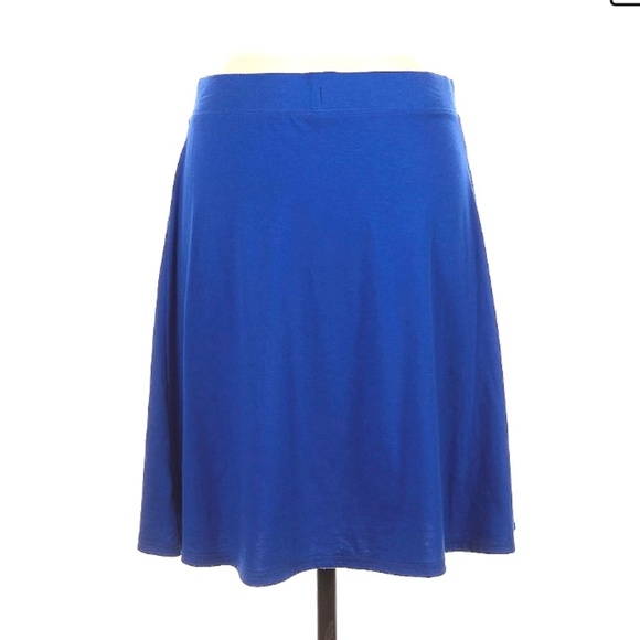 Women’s Old Navy royal blue A-line skirt with elastic waist and drawstring - Picture 2 of 7